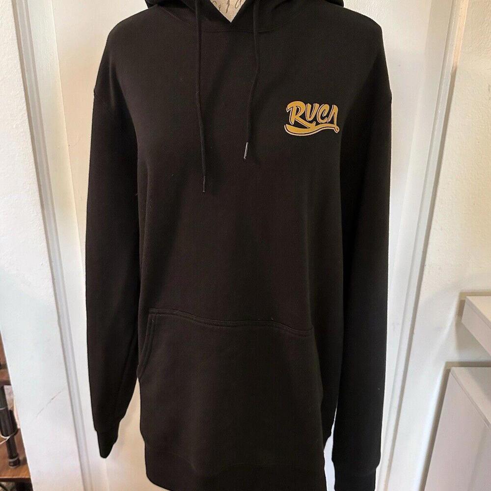 RVCA Men's 'Scoreboard' Pullover Hoodie Sweatshirt Size L